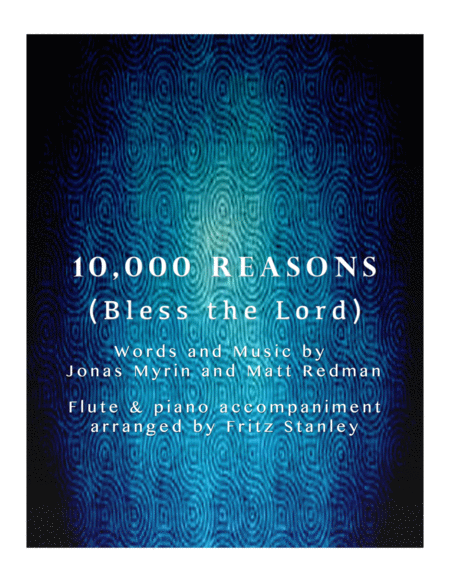 10 000 Reasons Bless The Lord Flute Piano Accompaniment Sheet Music