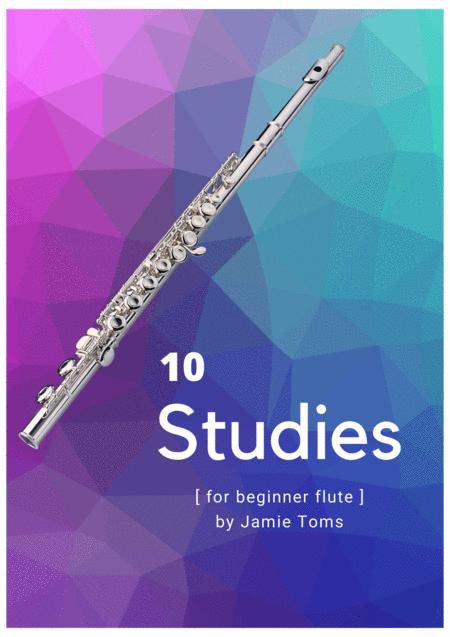 10 Beginner Flute Studies Sheet Music