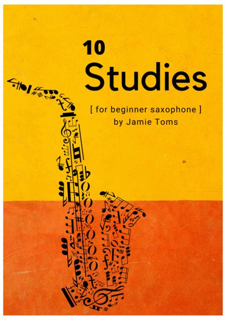 10 Beginner Saxophone Studies Sheet Music