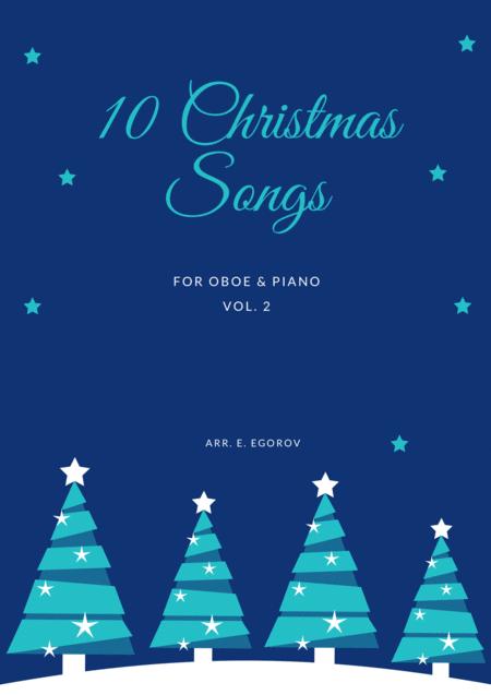 10 Christmas Songs For Oboe Piano Vol 2 Sheet Music