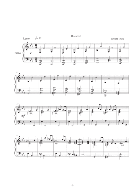 10 Driewerf Sheet Music