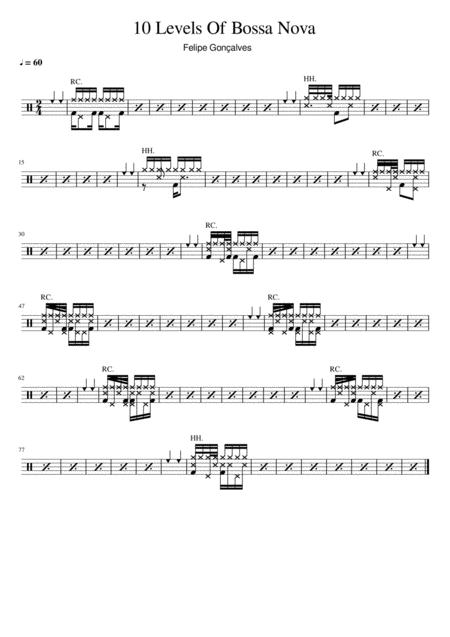 10 Levels Of Bossa Nova Sheet Music