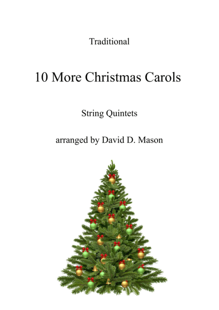 10 More Christmas Carols For String Quintet Sheet Music