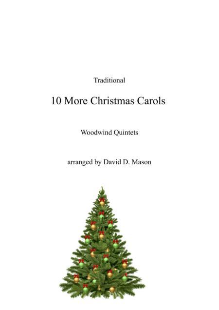 10 More Christmas Carols For Woodwind Quintet Sheet Music