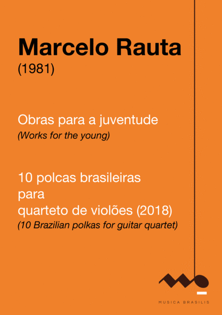 10 Polcas Brasileiras Para Quarteto De Violes Sheet Music