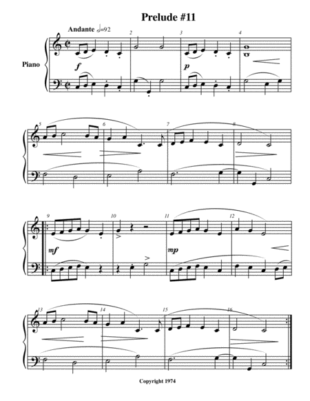 Free Sheet Music 11 Hide And Seek