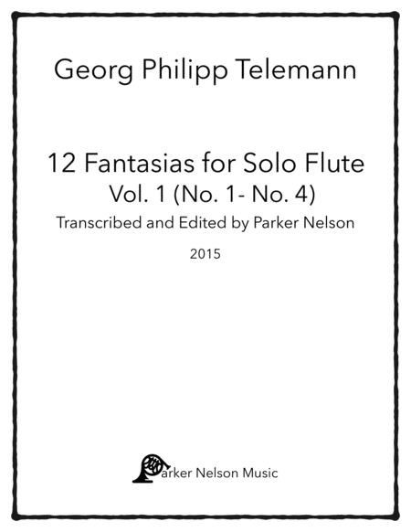 12 Fantasias For Solo Horn Sheet Music