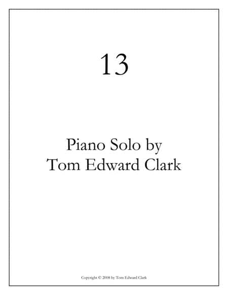 Free Sheet Music 13