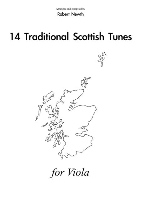 14 Traditional Scottish Tunes For Viola Sheet Music