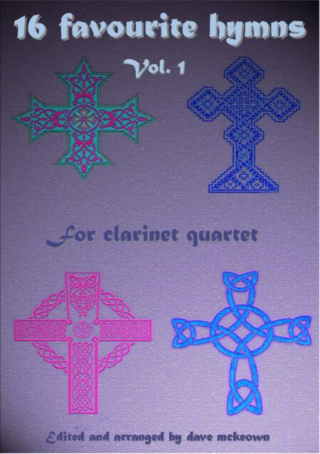 Free Sheet Music 16 Favourite Hymns For Clarinet Quartet Vol 1
