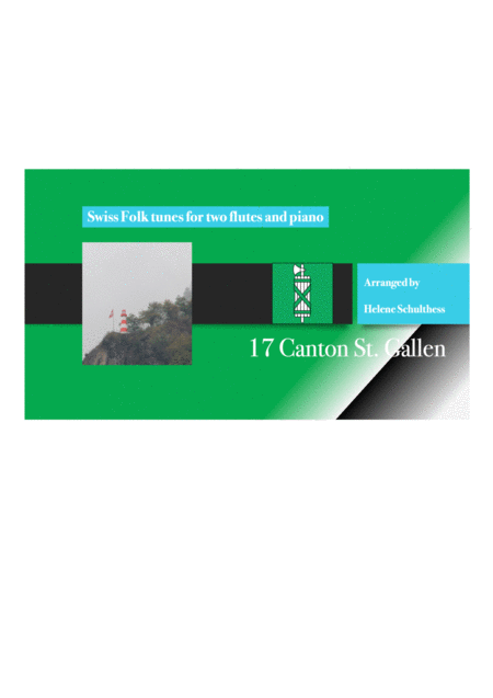 Free Sheet Music 17 Swiss Folk Tune For Two Flutes And Piano Jupiter Galopp Canton St Gallen