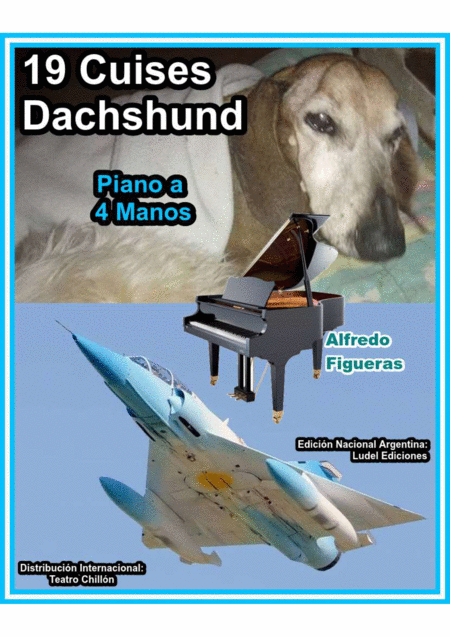 19 Cuises Dachshund Partituras Piano A 4 Manos Alfredo Figueras Sheet Music