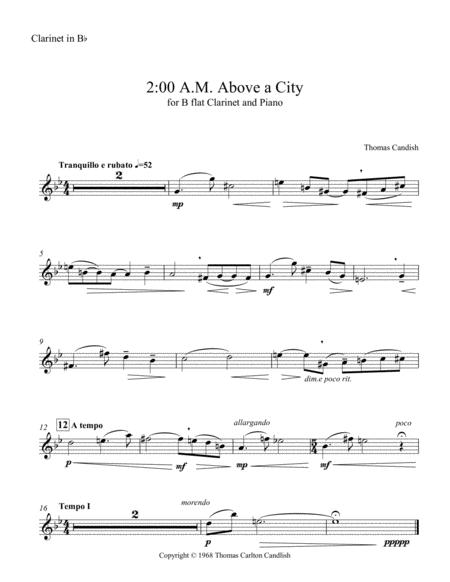 2 00 Am Above A City Sheet Music