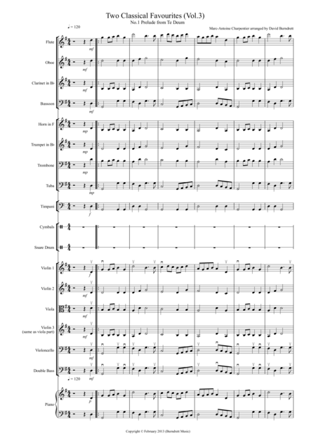 2 Classical Favourites For School Orchestra Volume Three Sheet Music