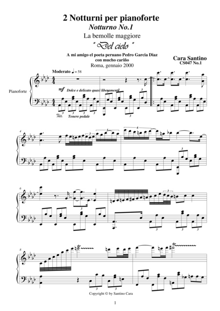 2 Nocturnes For Piano Sheet Music