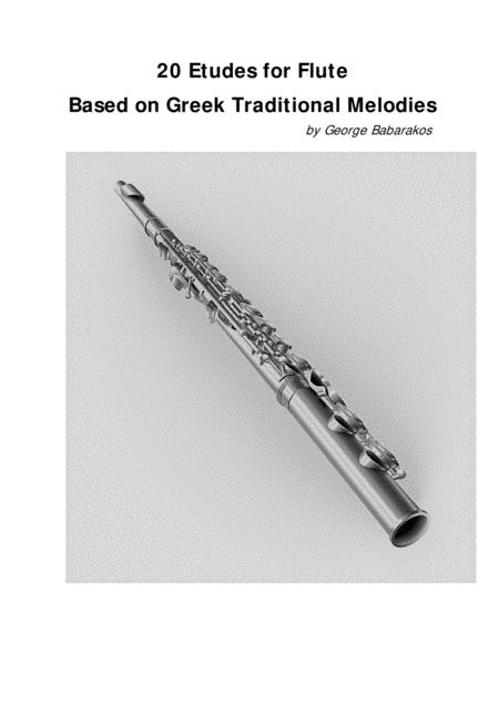 20 Etudes For Flute Based On Greek Traditional Melodies Sheet Music