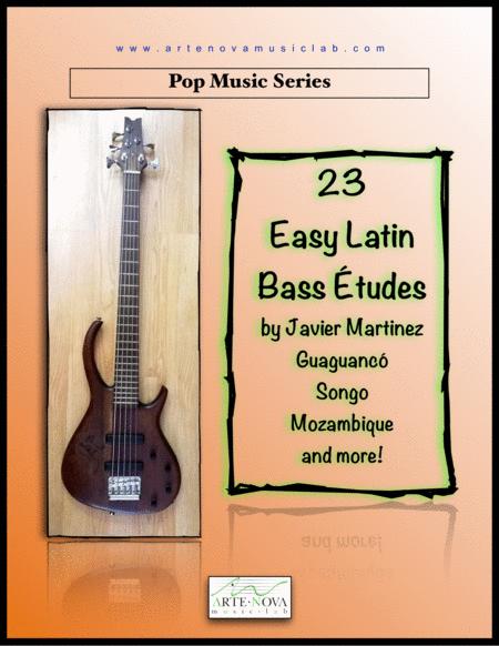 Free Sheet Music 23 Easy Tudes For Latin Bass