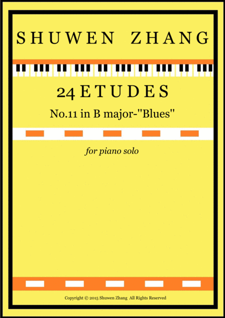 24 Etudes No 11 In B Major Blues Sheet Music