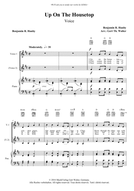 25 Or 6 To 4 Male Acappella Sheet Music
