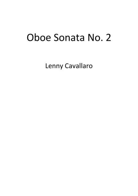 2nd Oboe Sonata Sheet Music