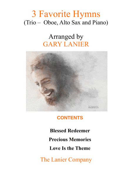 Free Sheet Music 3 Favorite Hymns Trio Oboe Alto Sax Piano With Score Parts