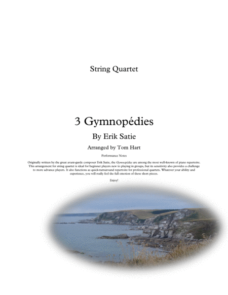 3 Gymnopdies String Quartet Sheet Music