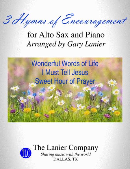 3 Hymns Of Encouragement For Alto Sax And Piano With Score Parts Sheet Music