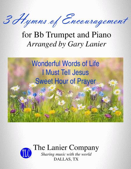 3 Hymns Of Encouragement For Bb Trumpet And Piano With Score Parts Sheet Music