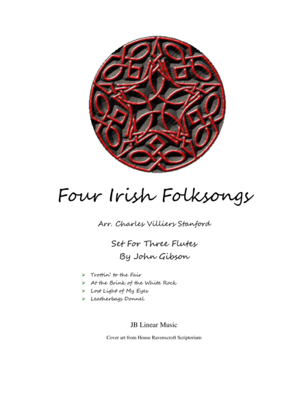 4 Irish Folksongs For Flute Trio Sheet Music