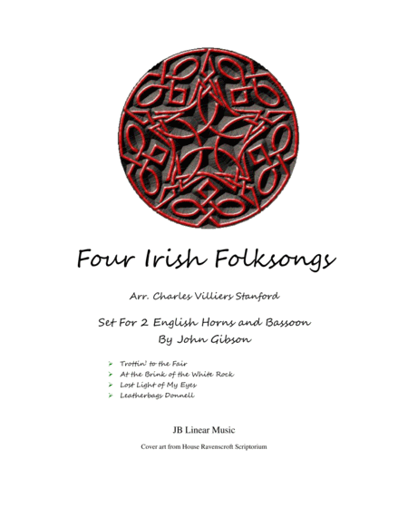 4 Irish Folksongs Set For 2 English Horns And Bassoon Trio Sheet Music