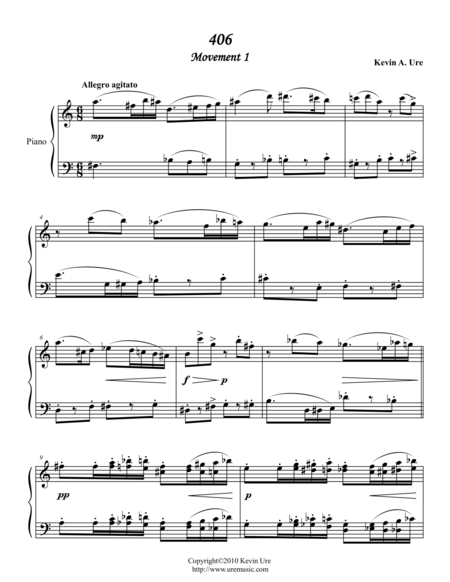 Free Sheet Music 406 For Piano