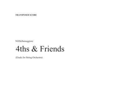 4ths Friends Score Parts Sheet Music