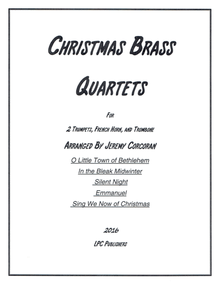 5 Christmas Carols For Brass Quartet Sheet Music