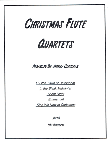 5 Christmas Carols For Flute Quartet Sheet Music