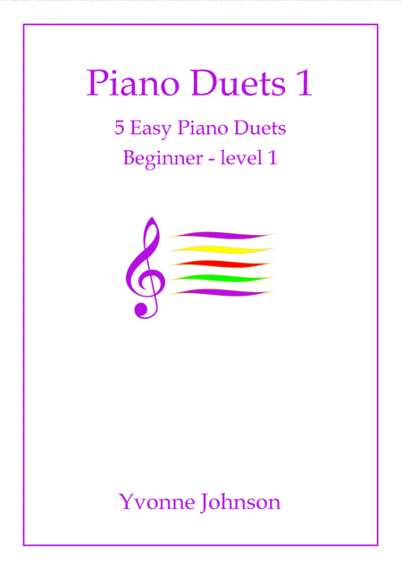 5 Easy Piano Duets Beginner Level 1 Sheet Music