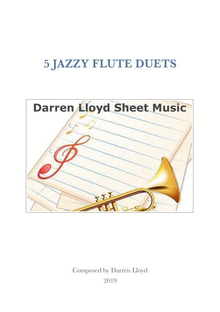 5 Jazzy Duets For Flute Sheet Music