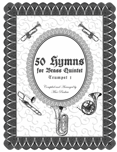 50 Hymns For Brass Quintet Sheet Music