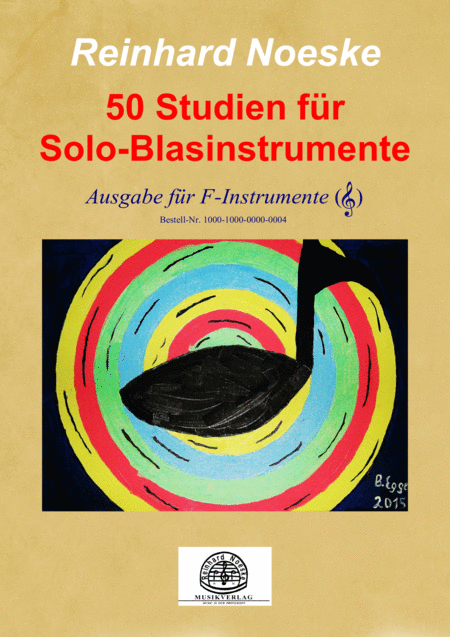 Free Sheet Music 50 Studien Fr Solo Blasinstrumente Ausgabe Fr F Instrumente Violinschlssel