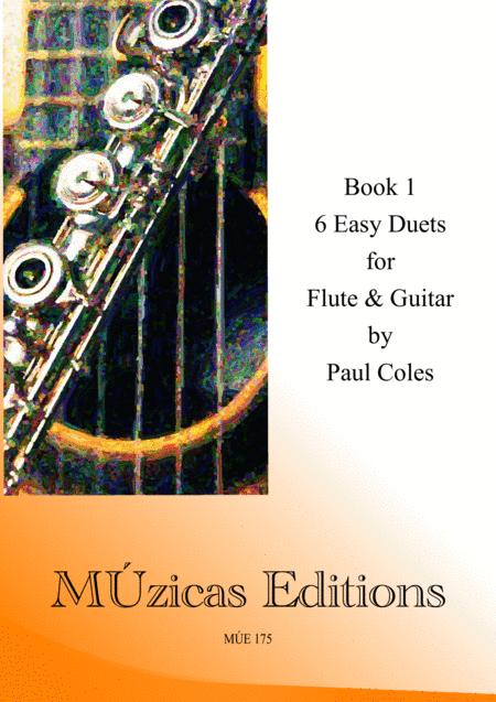 6 Easy Duets For Flute Guitar Sheet Music