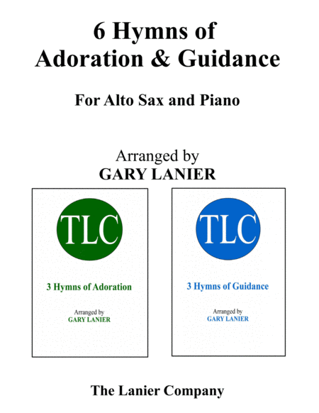 6 Hymns Of Adoration Guidance Set 1 2 Duets Alto Sax And Piano With Parts Sheet Music