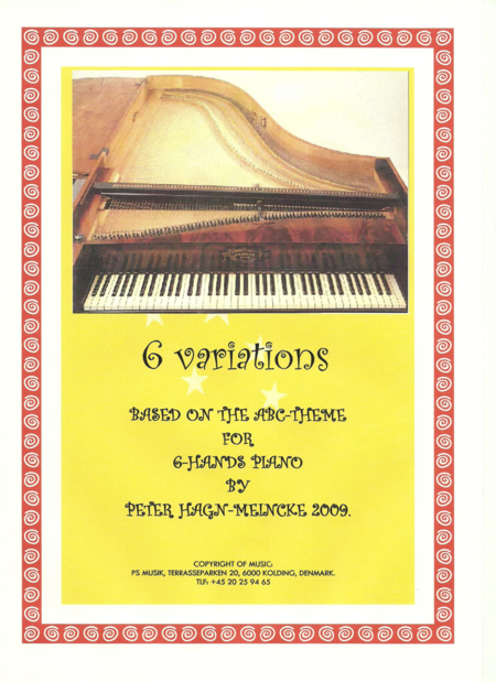 Free Sheet Music 6 Variations On The Abc Theme