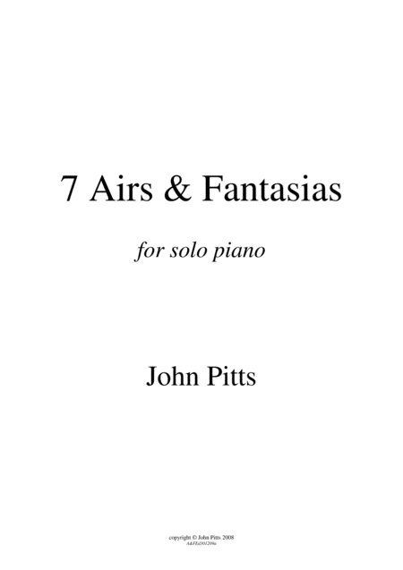 7 Airs Fantasias Sheet Music