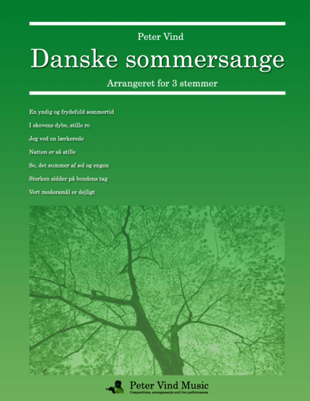 7 Danske Sommersange Arranged For 3 Voices By Peter Vind Sheet Music