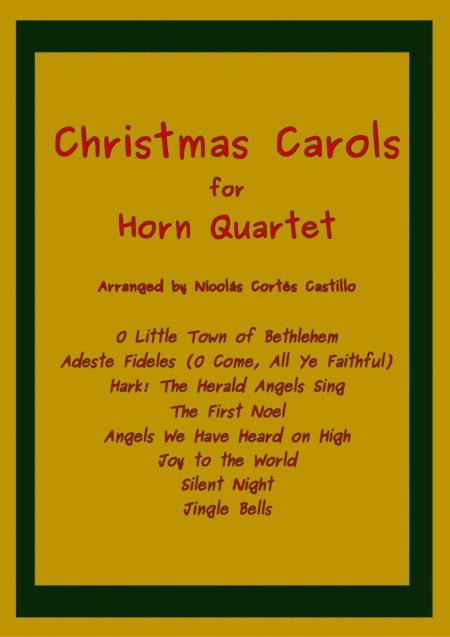 Free Sheet Music 8 Christmas Carols For Horn Quartet