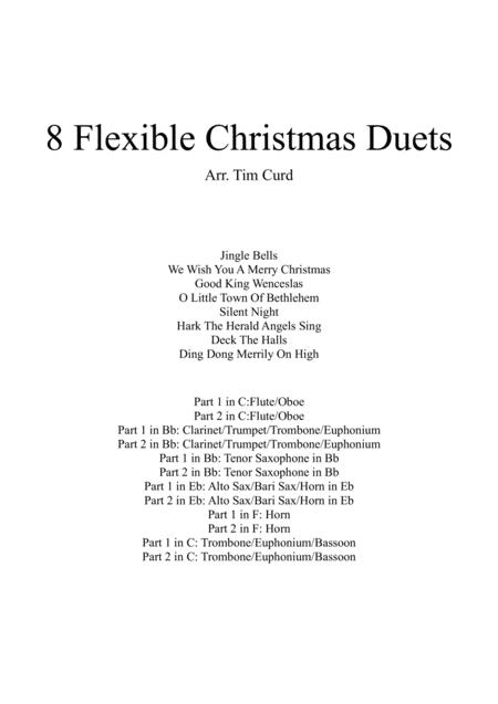 8 Flexible Christmas Duets Sheet Music