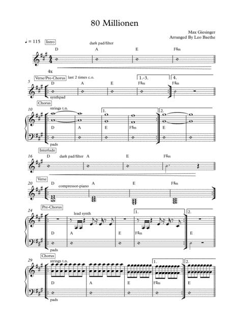 80 Millionen Sheet Music