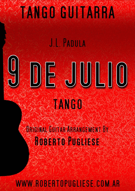 9 De Julio Tango J L Padula Sheet Music
