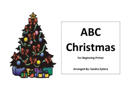 A B C Christmas Very Beginning Piano Sheet Music