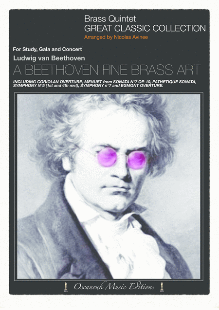 A Beethoven Fine Brass Art Sheet Music