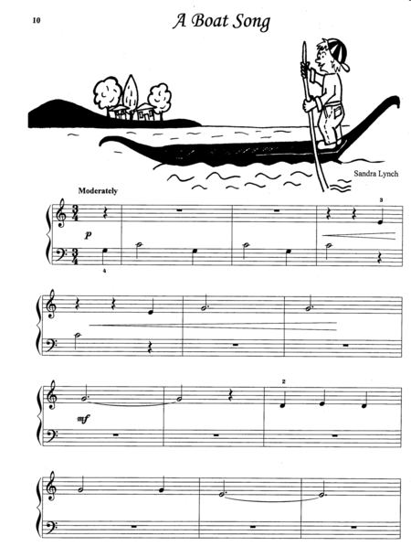 A Boat Song With Teachers Accompaniment Sheet Music